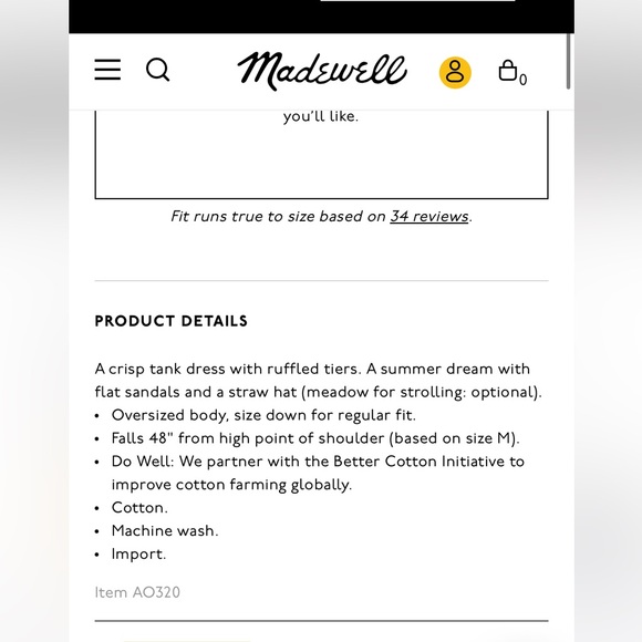 Madewell cattail tiered midi dress - Picture 15 of 16